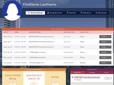 Member Dashboard Member Dashboard