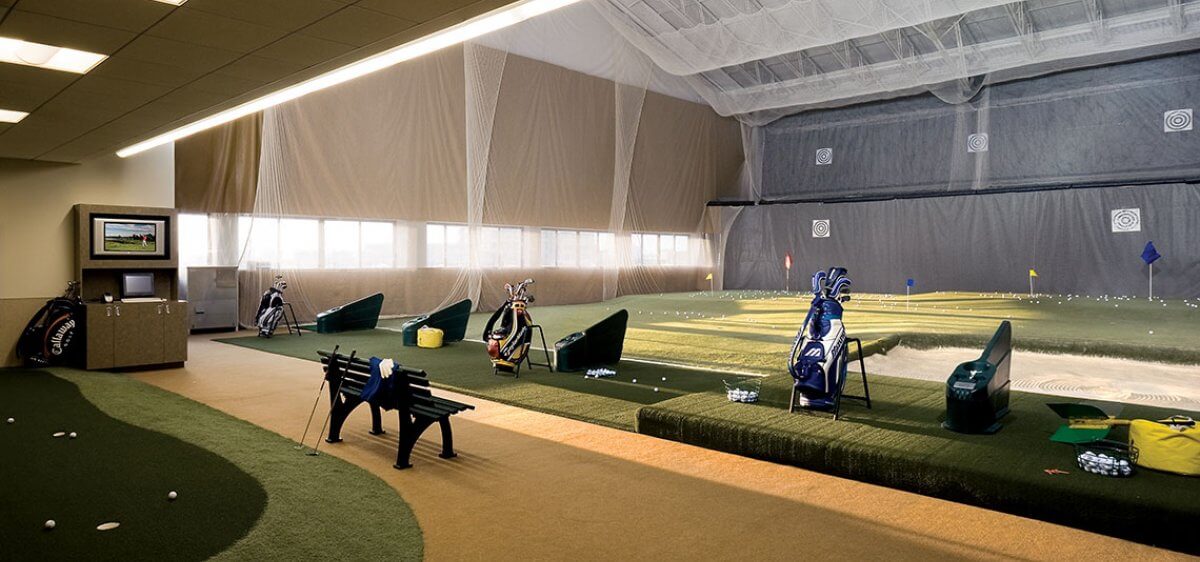 East Bank Club Indoor Golf Driving Range